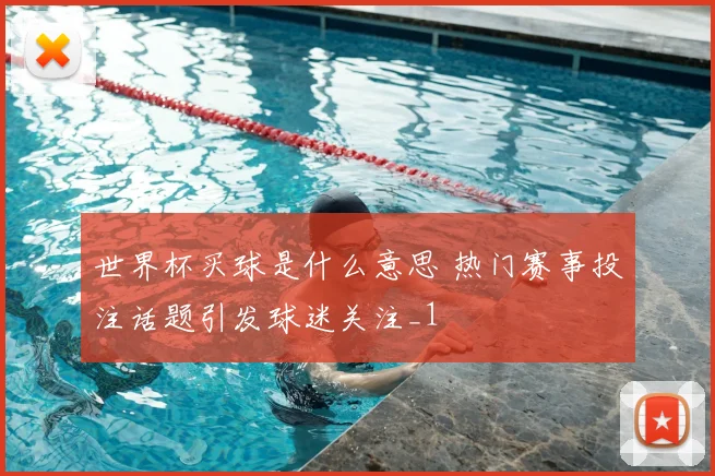 世界杯买球是什么意思 热门赛事投注话题引发球迷关注_1