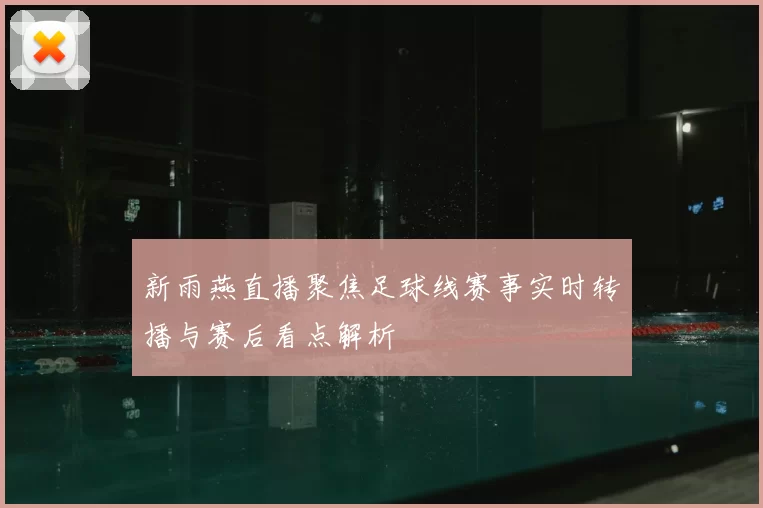 新雨燕直播聚焦足球线赛事实时转播与赛后看点解析
